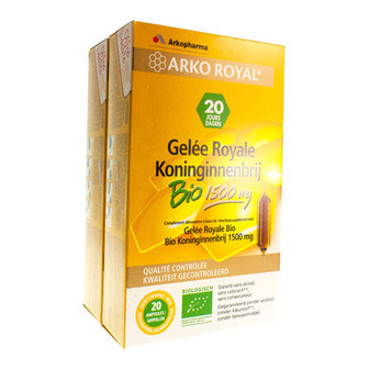 ARKOROYAL KONINGINNEBRIJ 1500MG DUOPACK AMP 2X20