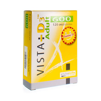 VISTA D3 600 ADULT SMELTTABLETTEN 120 