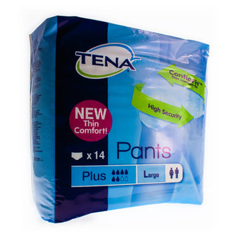 TENA PANTS PLUS LARGE 14 792614