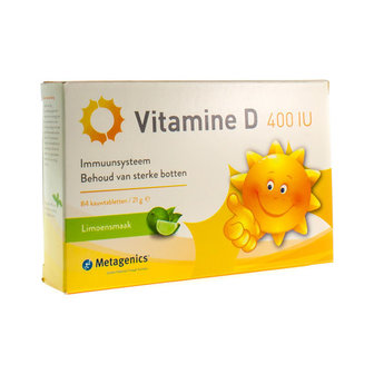 VITAMINE D 400IU TABL 84 METAGENICS