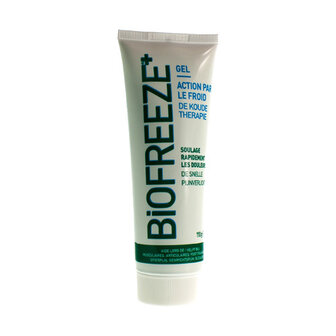 BIOFREEZE+ PAIN RELIEVING GEL TUBE 110G