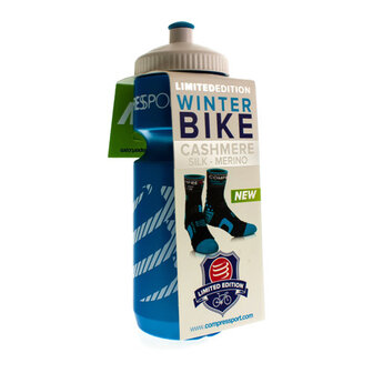 COMPRESSPORT WINTER SOCKS BIKE BL/OR T2