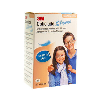 OPTICLUDE 3M SILICONE EYE PATCH SKIN TONE MAXI 20