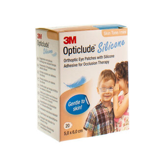 OPTICLUDE 3M SILICONE EYE PATCH SKIN TONE MINI 20