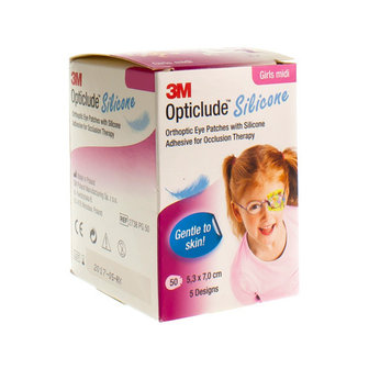 OPTICLUDE 3M SILICONE EYE PATCH GIRL MIDI 50