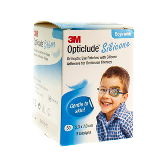 OPTICLUDE 3M SILICONE EYE PATCH BOY MIDI 50