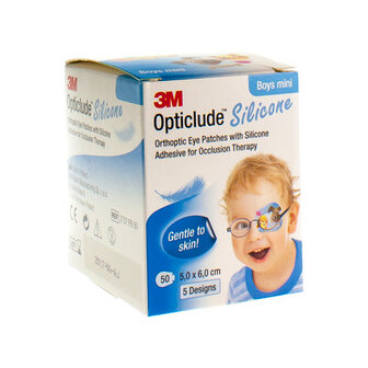 OPTICLUDE 3M SILICONE EYE PATCH BOY MINI 50