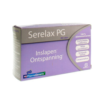 SERELAX PG PHARMAGENERIX BLISTER CAPS 40