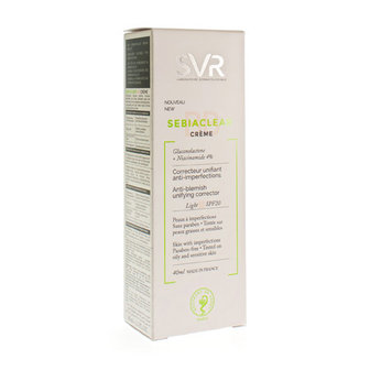 SVR SEBIACLEAR BB CREME SPF20 LIGHT TUBE 40ML