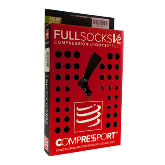 COMPRESSPORT FULL SOCKS BLACK 5M