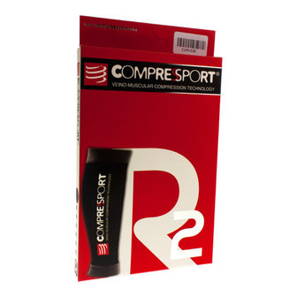 COMPRESSPORT CALF R2 BLACK T5