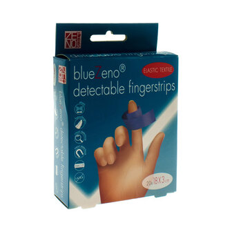 BLUEZENO DETECTABLE FINGERSTRIP 18,0X3,0CM 20