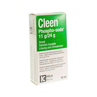 CLEEN PHOSPHO-SODA 11G/24G DRINKBARE OPL FL 45ML