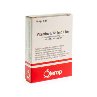 VIT B12 SC/IM/IV AMP 3 X 1MG/1ML