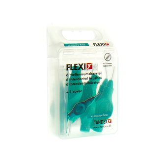 FLEXI TURQUOISE BORSTELTJE EXTRA MICRO FINE 6