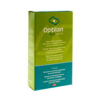 OPTILAN BLUEBERRY MONODOSES OOGDRUPPELS 15X0,5ML 