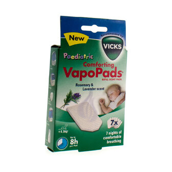 VICKS VBR7E PAEDIAT.COMF.VAPOPADS ROSMARY-LAVEND 7