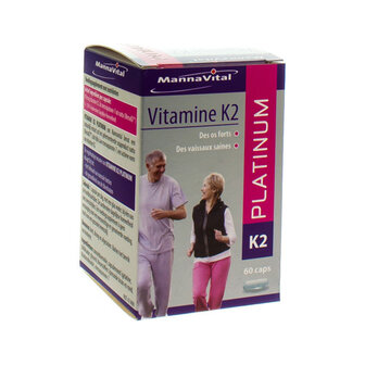 MANNAVITAL VITAMINE K2 PLATINUM CAPS 60