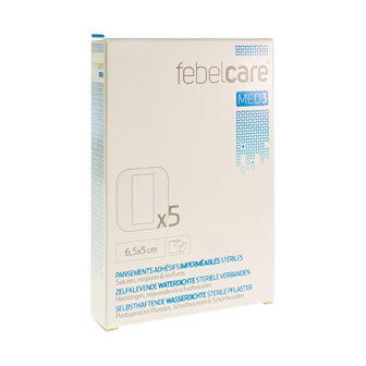 FEBELCARE MED3 VERB.ZELFKL STER.WTP 6,5X 5,0CM 5