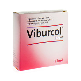 VIBURCOL JUNIOR FIOL 10X1ML HEEL