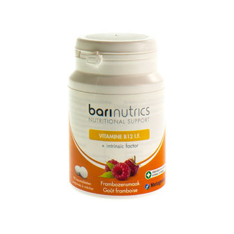 BARINUTRICS VITAMINE B12 IF FRAMBOOS KAUWTABL 90