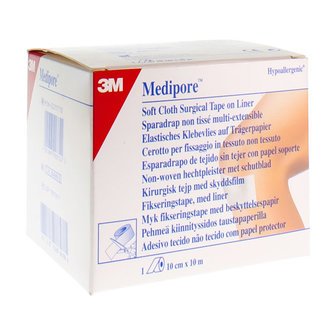 MEDIPORE 3M VERB ELAST ADH ROL 10CMX10M 1 2991P-2