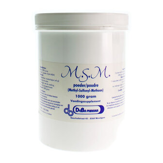 MSM PDR SOLUBLE/ OPLOSB 1KG DEBA