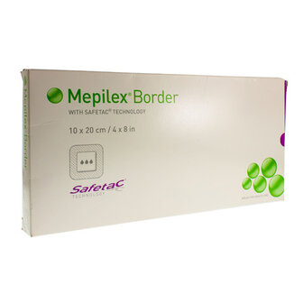 MEPILEX BORDER SIL ADH STER 10,0X20,0CM 5 295800