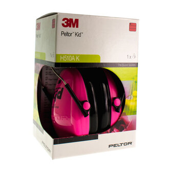 PELTOR HEARING PROTECTOR KID NEON PINK 1