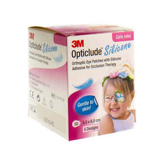 OPTICLUDE 3M SILICONE EYE PATCH GIRL MINI 50