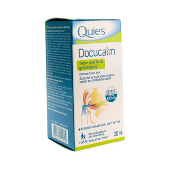 QUIES DOCUCALM TEGEN JEUK GEHOORGANG SPRAY 20ML