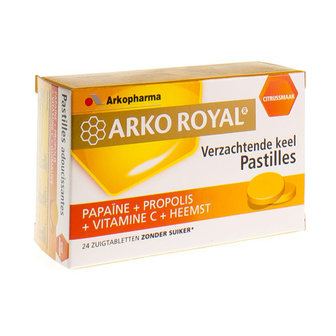 ARKOROYAL PROPOLIS-PAPAINE-SINAAS ZUIGTABL 24