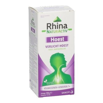 RHINA NATUR ACTIV HOEST SIROOP 180G