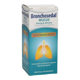 BRONCHOSEDAL MUCUS HONING CITROEN 300 ML 20 MG/ML