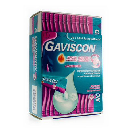 GAVISCON ANTIREFLUX ANTIZUUR ORALE SUSP ZAKJE 24