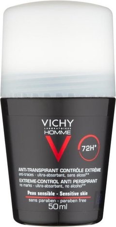 VICHY HOMME DEO ANTI TRANSPIRANT 72U ROLLER 50ML