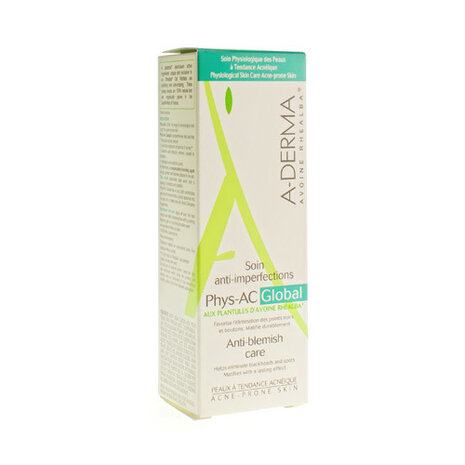 ADERMA PHYS-AC GLOBAL CREME A/ONZUIVER. TUBE 40ML