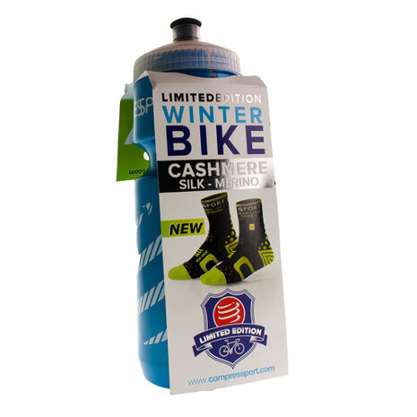 COMPRESSPORT WINTER SOCKS BIKE BL/OR T4