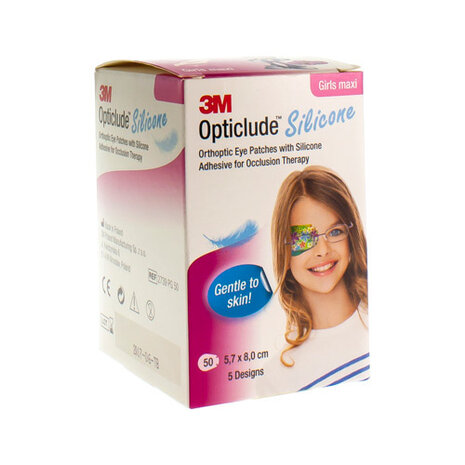 OPTICLUDE 3M SILICONE EYE PATCH GIRL MAXI 50