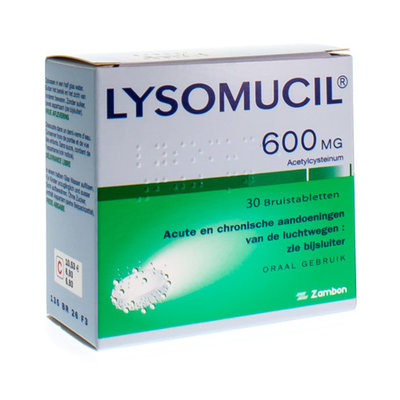 LYSOMUCIL 600 COMP EFF 30 X 600 MG