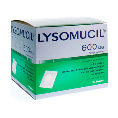 LYSOMUCIL 600 GRAN SACH 60 X 600 MG