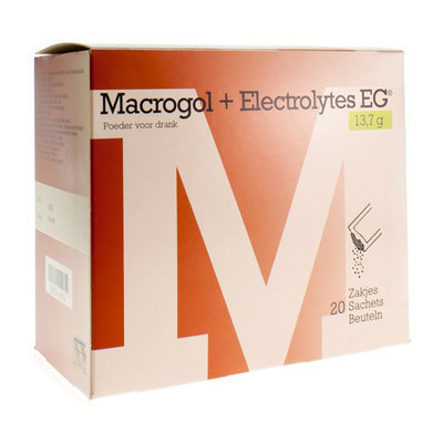 MACROGOL+ELECTROLYTES EG 13,7G PDR SACH 20