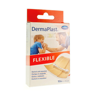 DERMAPLAST FLEXIBLE 6X10CM 10