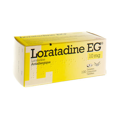 LORATADINE EG 10 MG TABL 100 X 10 MG