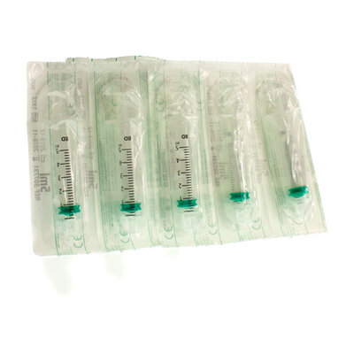 BD EMERALD SPUIT 5ML LUER SLIP 10 307731