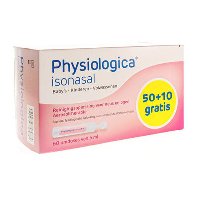 PHYSIOLOGICA ISONASAL UNIDOSE 50+10X5ML PROMO