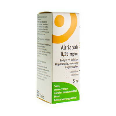 ALTRIABAK 0,25MG/ML OOGDRUPPELS FL 5ML