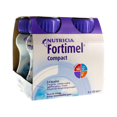 FORTIMEL COMPACT NEUTRAAL 4X125ML