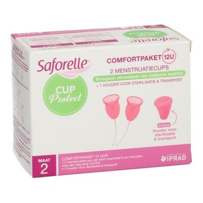 SAFORELLE CUP PROTECT MENSTRUATIE CUPS T2 2