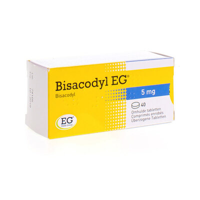 BISACODYL EG COMP ENROB 40 X 5 MG